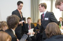 bei einer MUN-Konferenz